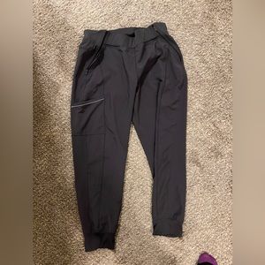 Gray jogger scrubs
